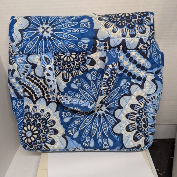 Vera Bradley Blue Tapestry Travel Organizer - Picture 2 of 4